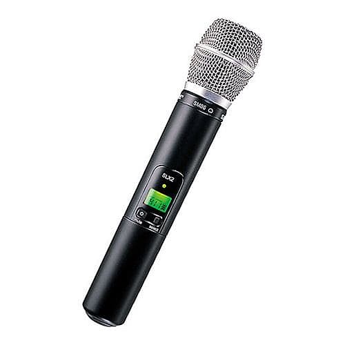 Shure SLX2/SM86-H5 Handheld Wireless UHF Transmitter with SM86 Microphone, H5 Band (518-542 MHz) image 1
