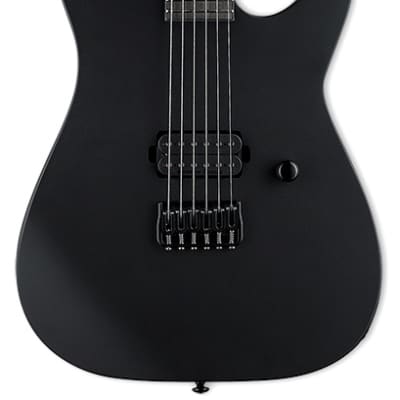 ESP LTD M-HT Black Metal Seymour Duncan Guitar – Black Satin image 2