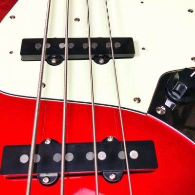 Tokai (Made in Japan) TJB Jazz Sound Bass Guitar 171145 Candy Apple Red image 3