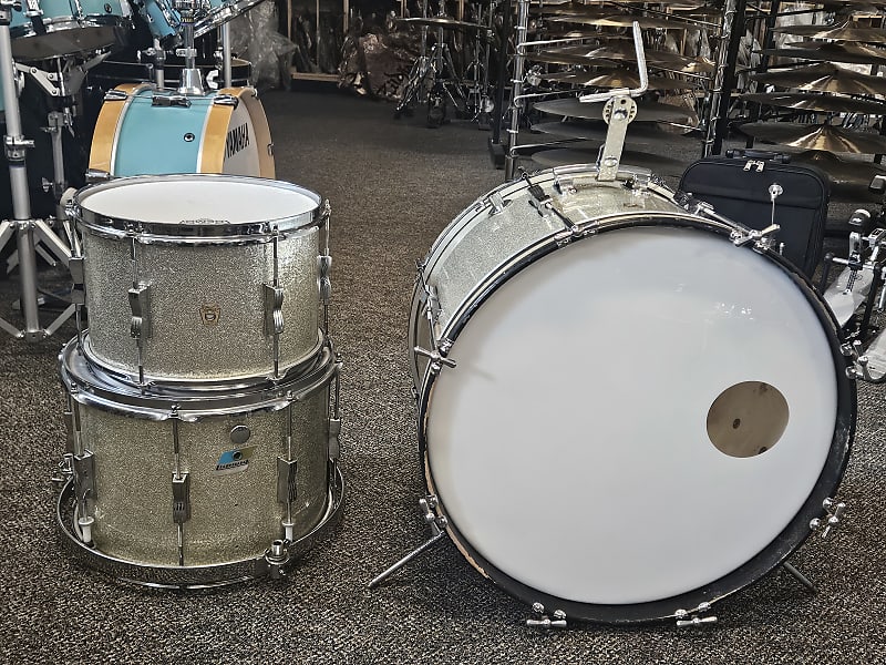 Ludwig Club Date 60's era in Silver Sparkle image 1