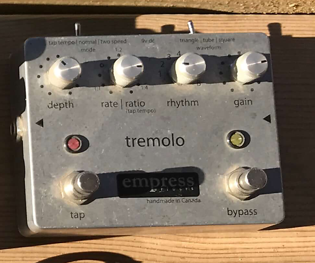 Empress tremolo - Tremolo pedal Tap tempo **Free shipping Worldwide** image 1