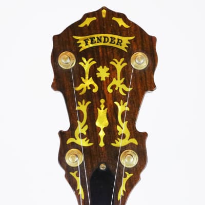 1969 Fender Concert Tone Plectrum 4-String Banjo Walnut & Gold Vintage Original Amazing Long Scale Tenor Banjo w/ Vintage Case image 16