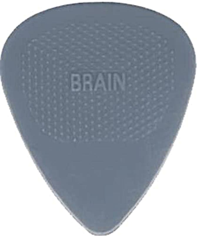 Snarling Dogs Brain Guitar Picks Grey 1.00 mm 72 picks in bag Grey image 1