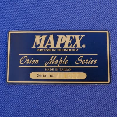 Mapex Orion Maple Series Badge Factory Original Excellent RARE image 2