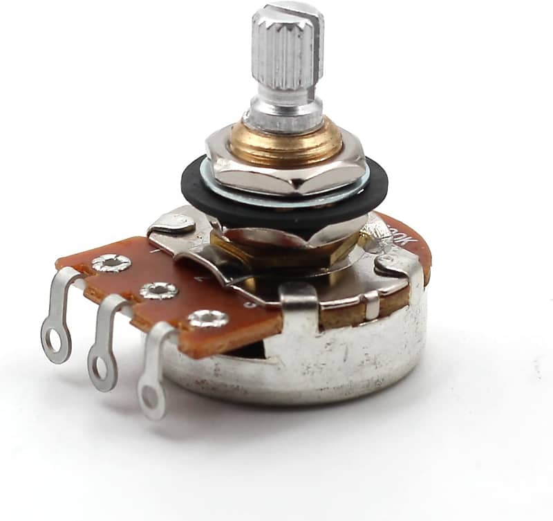 Bourns Guitar & Amp Potentiometer, 500K Audio, Knurled Split Reverb