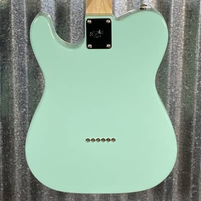 G&L USA Limited Edition ASAT Classic Thinline Semi Hollow Surf Green Guitar & Bag #8038 Used image 10