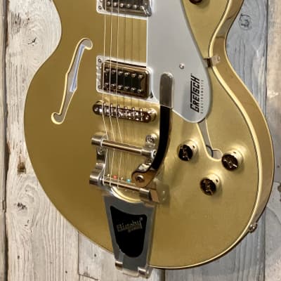 New 2020 Gretsch G5655T Electromatic Center Block Jr., Bigsby 2020 Casino  Gold,  Setup With Extras image 5