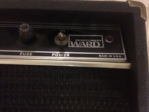 Montgomery ward clearance guitar amp