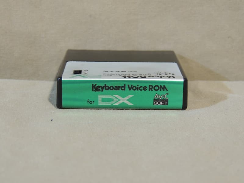 Yamaha DX-7 ROM Cartridge Ryuichi Sakamoto #KV-04 with case [Three Wave  Music]