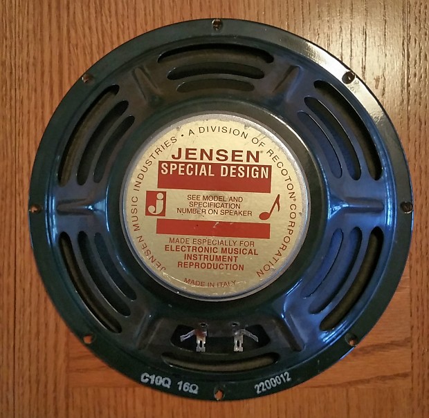 Jensen C10Q Vintage Ceramic 10" 40-Watt 16ohm Guitar Speaker image 1