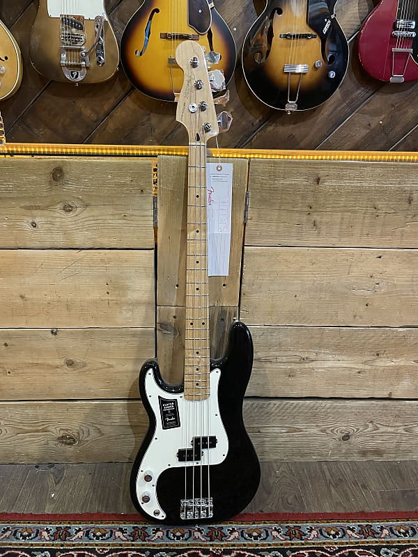 Fender Player Precision Bass Left-Handed with Maple Fretboard 2022 Black image 1