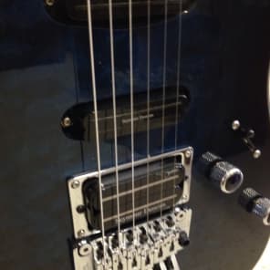 Custom Shop  Strat-Style Trans Blue Guitar image 5
