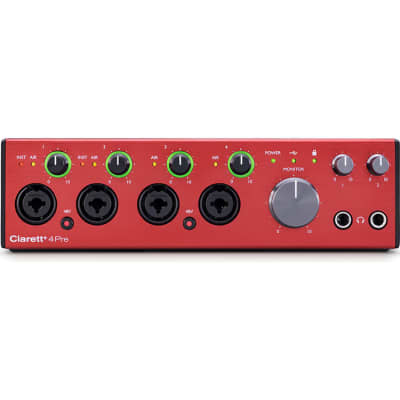 Focusrite Clarett+ 4Pre USB-C Audio Interface | Reverb