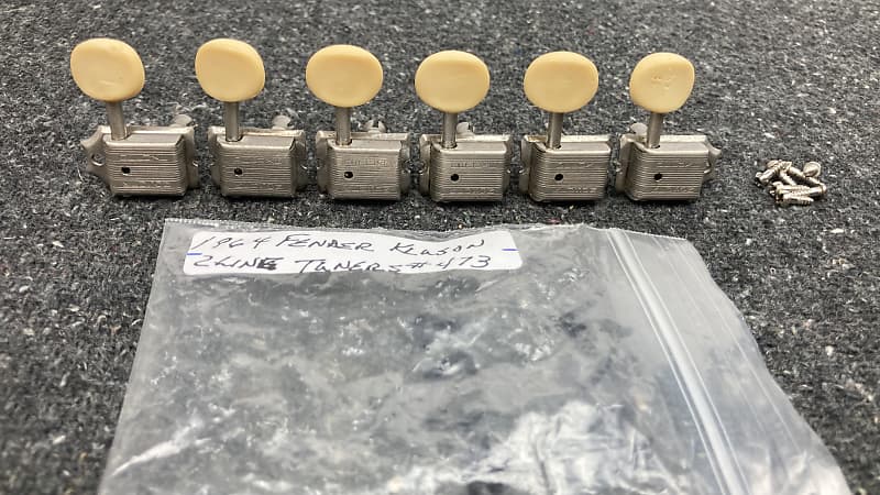 1964 Fender Kluson Deluxe 2 Line Tuners #473 Duo-Sonic