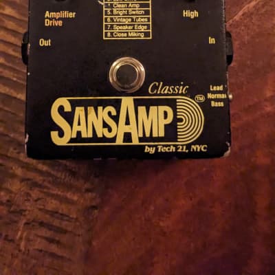 Tech 21 SansAmp Classic 20th Anniversary Relic Style Classic