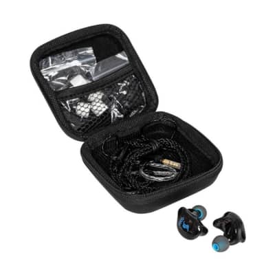 Stagg SPM-435 BK Quad Driver Sound Isolating In Ear Monitors with Case -Black image 6