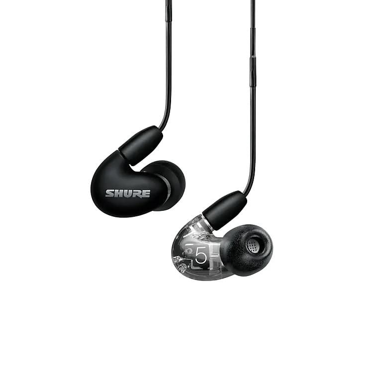 Shure SE53BABK+UNI 3BA Earphone,Black,W/Model:RMCE-UNI image 1