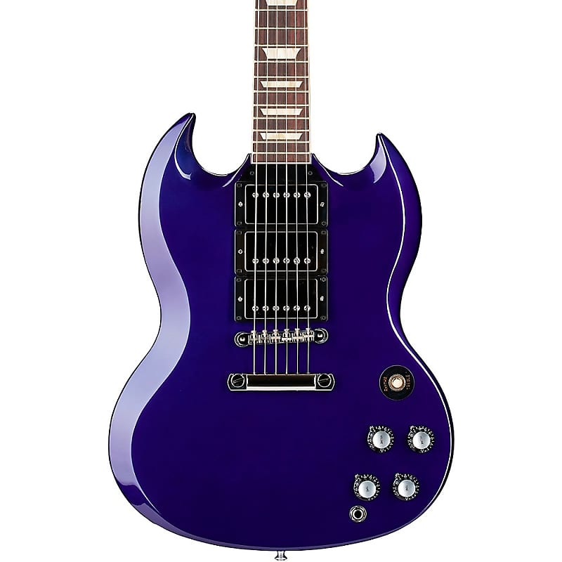 Gibson Custom SG Standard Fat Neck 3-Pickup Electric Guitar Candy Blue image 1