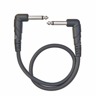 Planet Waves D'Addario Accessories Planet Waves Classic Series Patch Cable with Right Angle Plug, 1