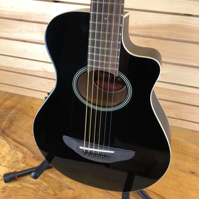 Yamaha APX T2 Travel Acoustic/Electric Guitar with Bag - Black image 13