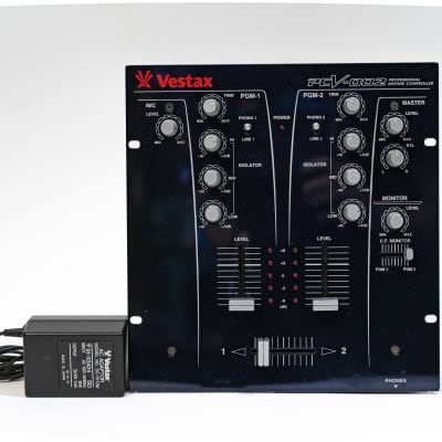 Vestax PCV002 2-Channel Scratch Mixer with Power Supply