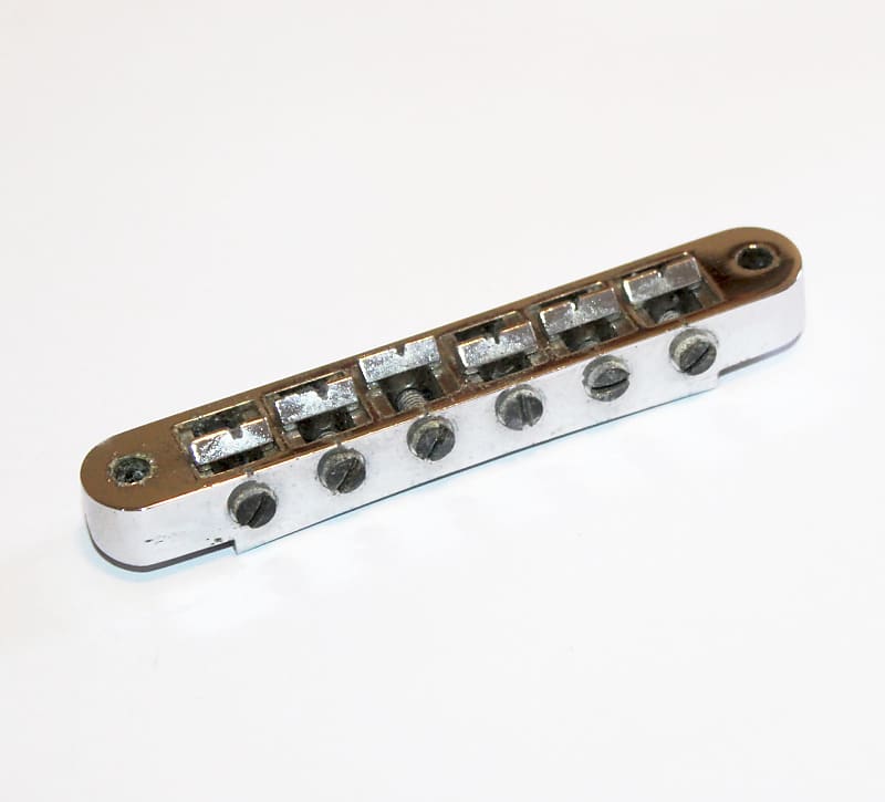 1970's Gibson Chrome Nashville TuneOMatic Bridge 1975 1976 1977 Les Paul ES  SG (27)