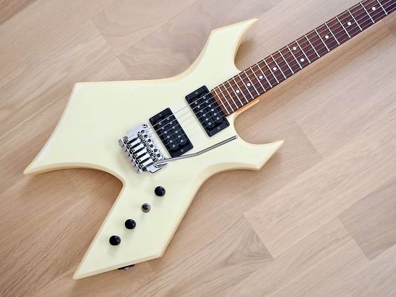 1985 BC Rich Warlock NJ Series Vintage Electric Guitar White Reverb