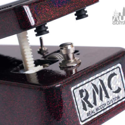 Real McCoy Custom RMC 4 Picture Wah Red Sparkle *Video* image 2