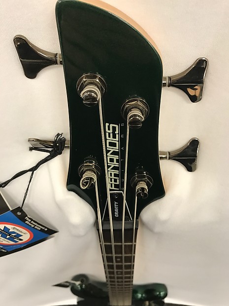 Fernandes Gravity 4 X Bass Guitar - Dark Army Green | Reverb
