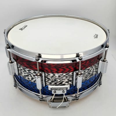 Used Rogers Dyna-sonic Snare Drum 14x6.5 Patrionyx - Very 