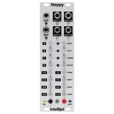 Intellijel Steppy 4-Track 64-Step Step Sequencer Eurorack Synth Module