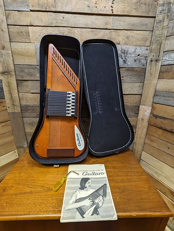 Oscar Schmidt Vintage Guitaro AutoHarp w/ case, wrench & | Reverb