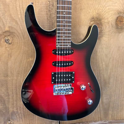 Washburn RX20F Electric Guitar Flame Maple Veneer Sunburst | Reverb