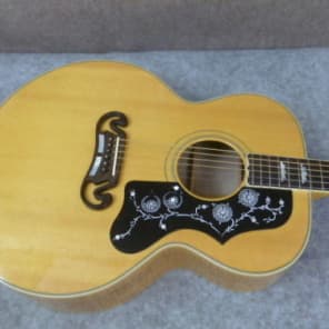 Gibson J200 Natural Finish ....9.0 plus condition OHSC 1994 Natural image 4