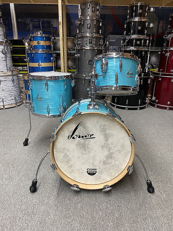 Sonor Vintage Series California Blue Bop Drum Set image 1