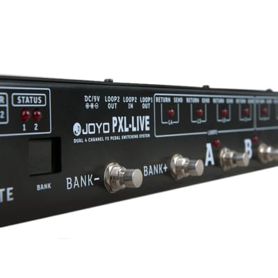 JOYO PXL-LIVE プログラマブルスイッチャー MIDI対応 JOYO PXL-Live Guitar Effects Pedal Switcher - 8 Loop - Foot