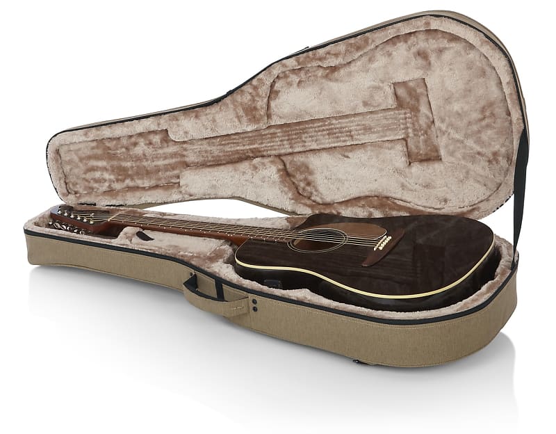 Gator GTR-DREAD12-TAN Transit Series 12-String Dreadnought Acoustic Guitar Case image 3