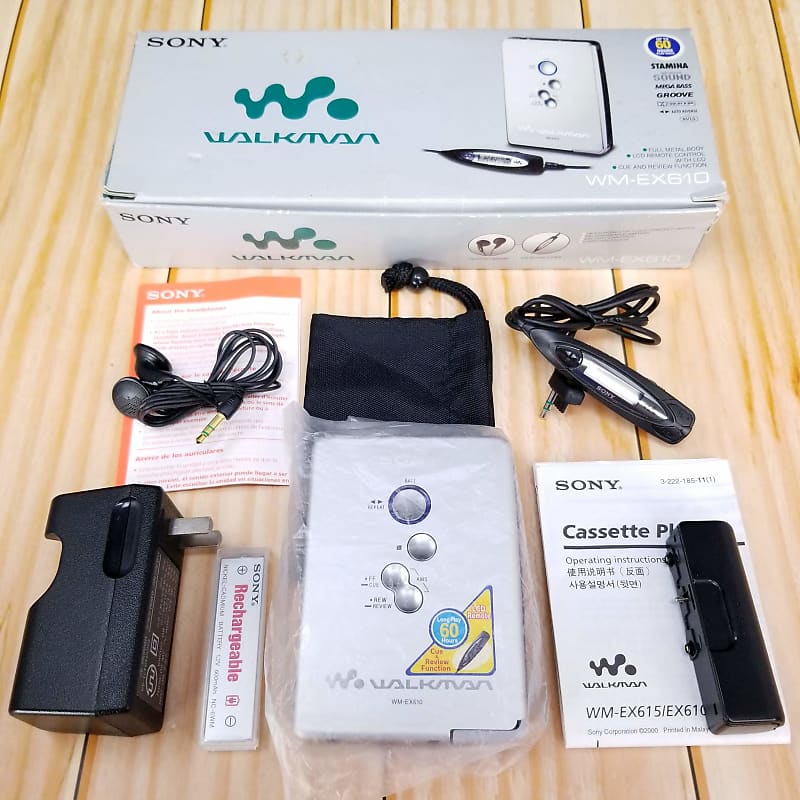 Sony Walkman WM-EX610 w/ Original Accs, in Box, Clean & Working, RM-WME23  Remote