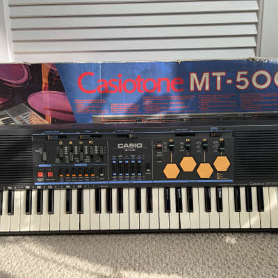 Casio MT-500 Casiotone 49-Key Synthesizer 1980s - Black