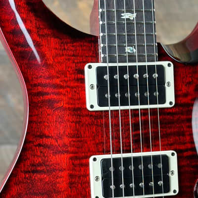 PRS Custom 24-08 Custom Color - Faded Fire Red 366934 image 4