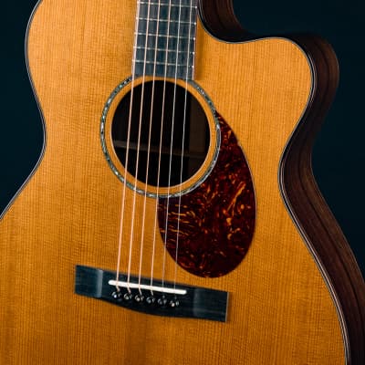 Huss and Dalton OM-C Thermo-Cured Adirondack Spruce and Indian Rosewood NEW image 6