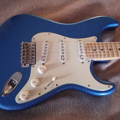 Fender Stratocaster Scalloped Neck Blue Sparkle image 7