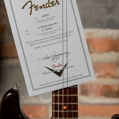 Fender CS Limited Edition Stratocaster 57 Rosewood Neck Journeyman Relic Chocolate (Cod.515) image 9