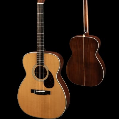 Eastman E8OM-TC Natural Acoustic Guitar image 2