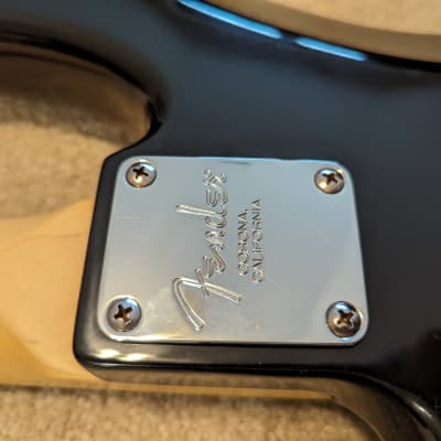 Fender American Deluxe Jazz Bass Fretless 2000 - Black w/ Tortoiseshell Pickguard image 11