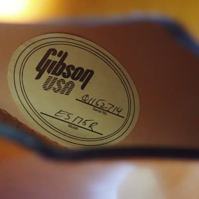 Gibson ES-175R:  Custom Shop Aged, 1-of-a-Kind Reissue, Unplayed, Mint image 9