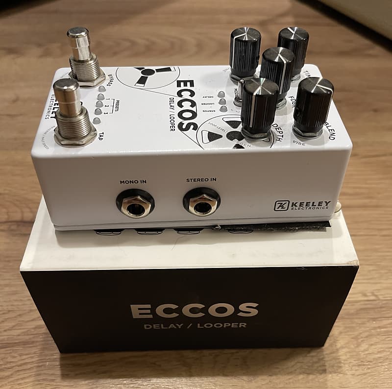 Keeley ECCOS Neo-Vintage Tape Delay - White