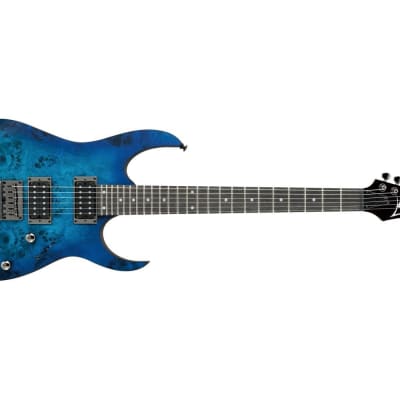 Ibanez Sapphire Blue Flat RG Standard 6 String Electric Guitar image 3