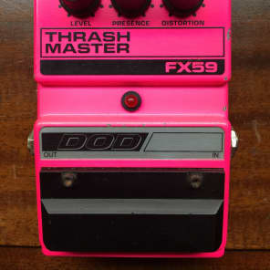 DOD FX59 Thrash Master 1992 Metal Distortion *Hot Pink* | Reverb
