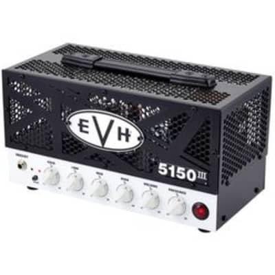 EVH 5150 III LBX 2-Channel 15-Watt Guitar Amp Head 2010s - Black with White Control Panel image 1